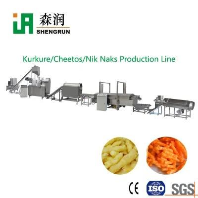 Automatic Cheetos Snacks Food Machinery Processing Line