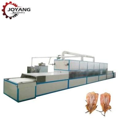Automatic Tunnel Type Microwave Seafood Dehydrator Squid Drying Machine