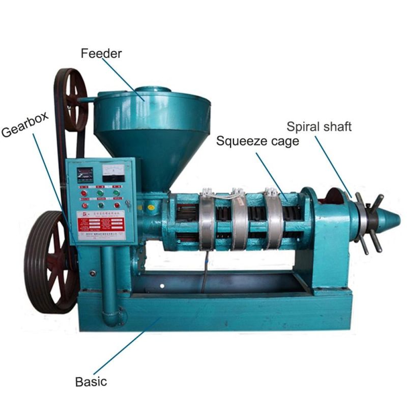 8tons Spiral Oil Press Cooking Oil Processing Equipment Screw Press Flax Seed Oil Making