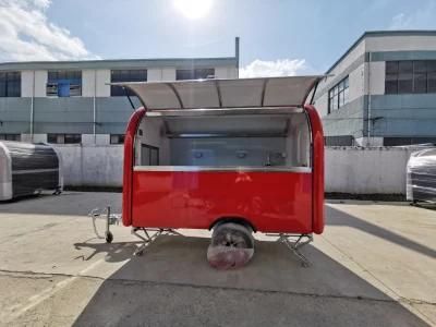 Customized Commen Size Pizza Making and Vending Cart, Fast Food Wagon From China