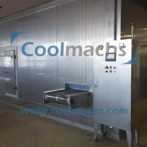 Double Spiral Machine Frozen Seafood Freezer for Meat