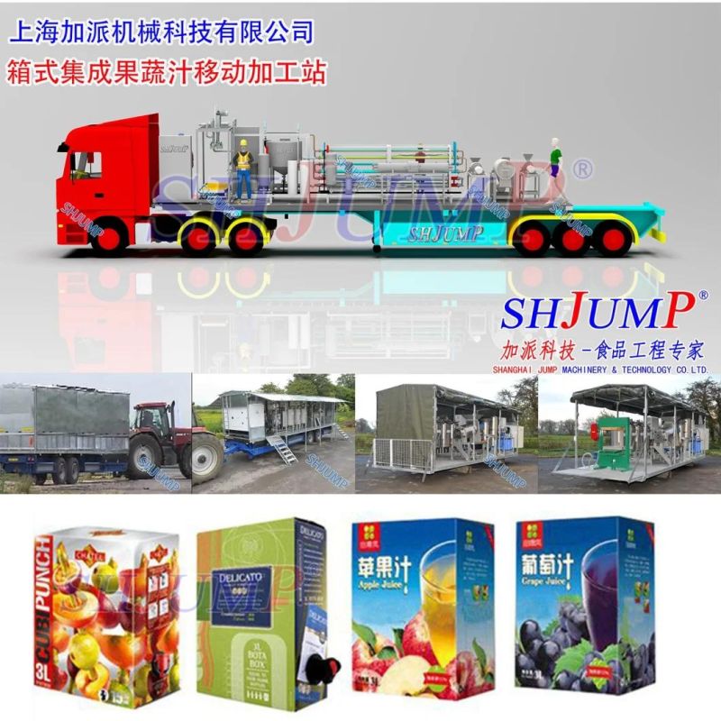 Small-Scale Juice Processing Line Machines in Movable Truck