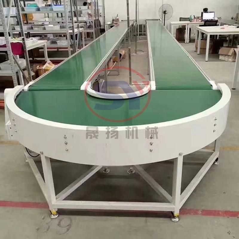 Specialized Manufacturer Industrial Assembly Line Inspection Belt Conveyor Automated Type