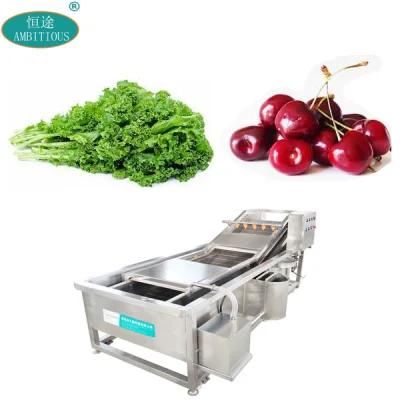 Automatic Vegetable Fruit Air Bubble Vegetables Washing Machine