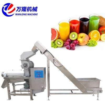 Spiral Apple Orange Juicer Extractor Commercial Fruit Juice Making Machine for Sugar Cane, ...