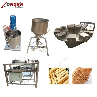 Unique Crispy Biscuit Making Machine Line Egg Roll Production Machinery