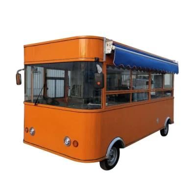 Electric Fast Food Truck Equipment Hot Dog Vending Cart Ice Cream Push Cart
