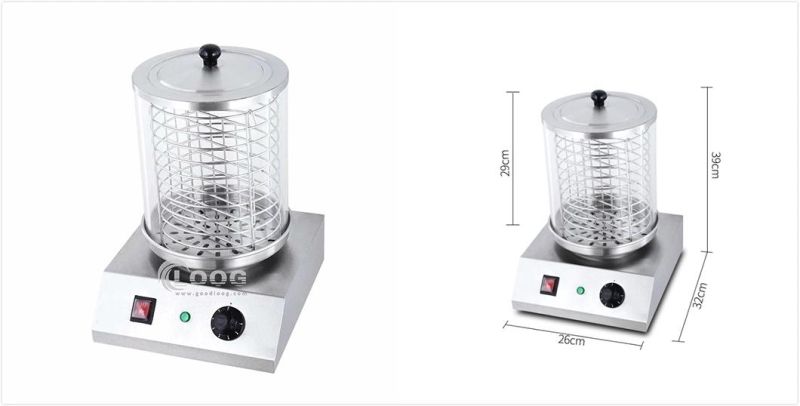 Wholesale Factory Price Electric Sausage Hot Dog Warmer Steamer Professional Maquina PARA Hot Dogs Commercial Hot Dog Cooker