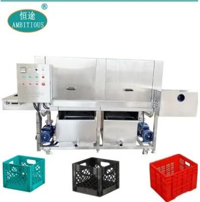 Commercial Turnover Pallet Tray Plastic Crate Washer Basket Washer Washing Machine