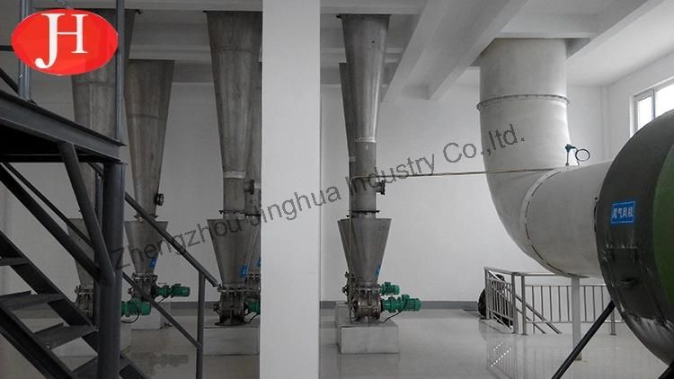 Starch Plant Hot Air Drying Machine Cassava Starch Potato Starch Making Airflow Dryer