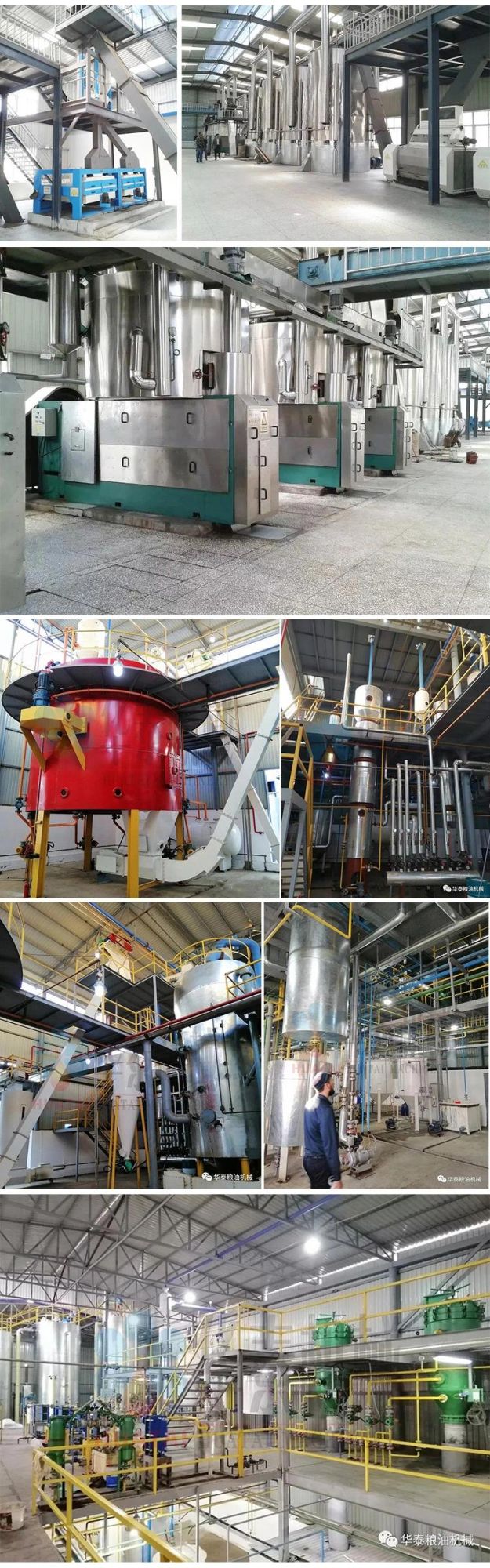 10-100t Hot Sell Crude Sunflower/Coconut/Soybean Oil Refining Machine