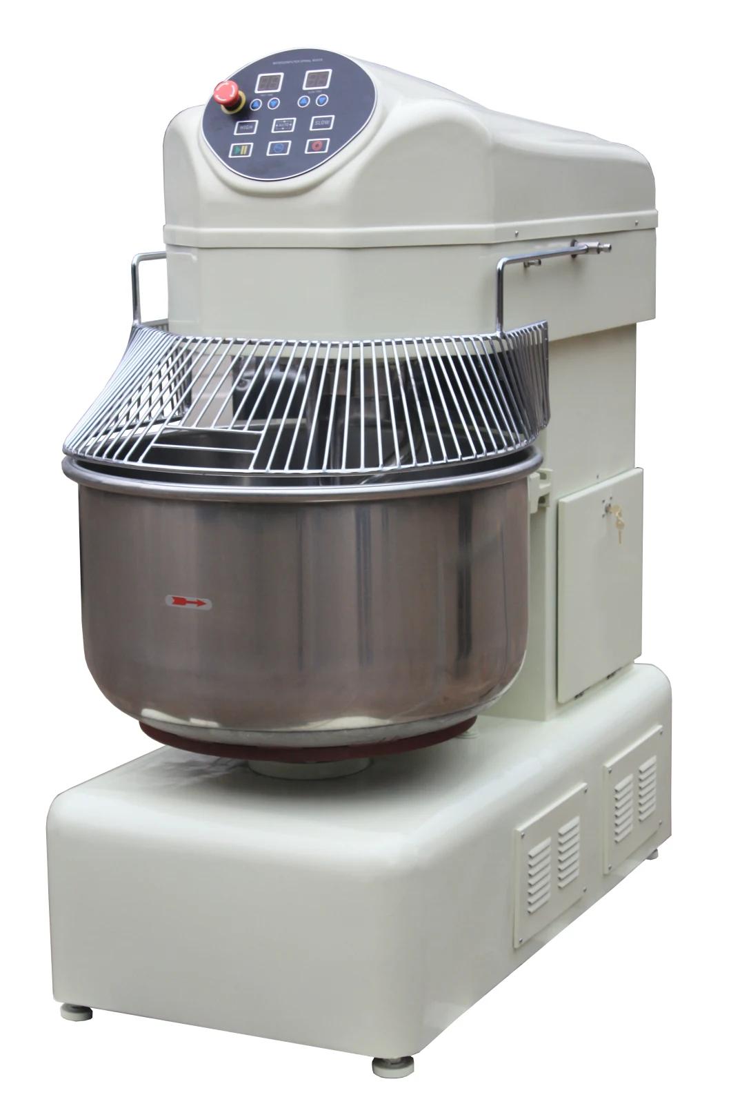 Hongling Bakery Machine 140L 50kg Spiral Dough Mixer for Baking Bread / Pizza / Cake