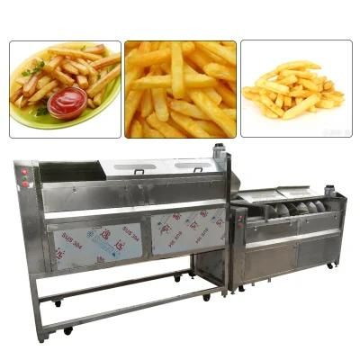Automatic 100-300kgh Potato Chips Line Potato Chips Making Processing Machine Potato Chips ...
