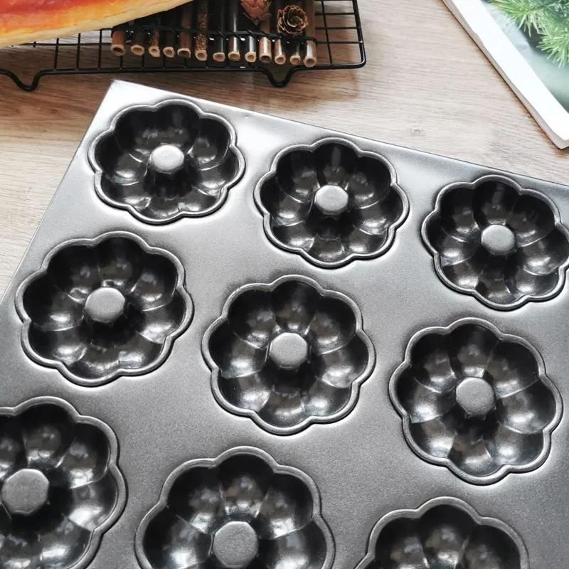 New Design Popular Donut Baking Trays with Non Stick Coating