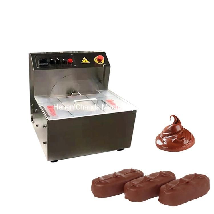 Mini Tempered Chocolate Tempering Machine Small Mould Molding Melting Machinery Enrobing Maker Coating Chocolate Making Machine