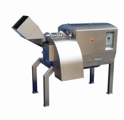 Big Capacity Multifunctional Chicken Cube Cutting Machine / Beef Meat Dicer Cutting ...