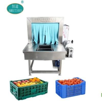 Plastic Basket Washing Machine Tray Washer Fruit and Vegetable Crate Basket Washing ...