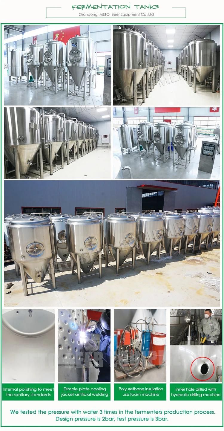 Factory Supplied SUS304 1000L Beer Brewing Machine with Ce Certificate