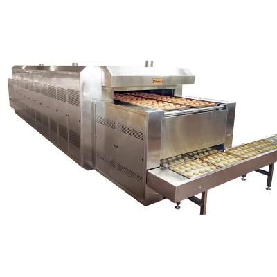 Automatic Food Tunnel Ovens Biscuit Making Machine Industrial Baking Oven