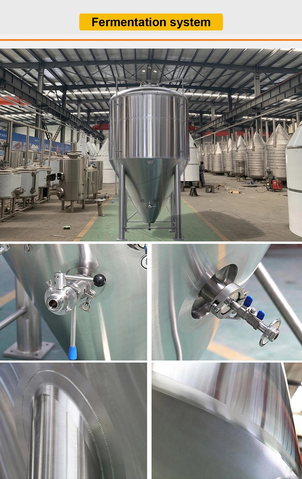 200L 300L 500L 3bbl 5bbl Beer Making Machine with Titanium Plated