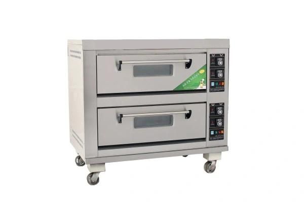 Double Layers Bakery Oven/Electric Deck Oven (2 decks 4 trays)