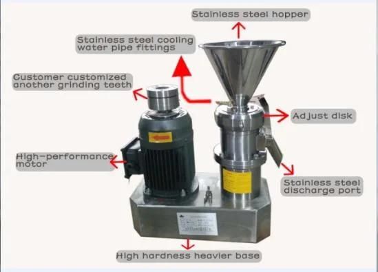 Commercial Wholesale Industrial Price Peanut Butter Grinding Making Machine