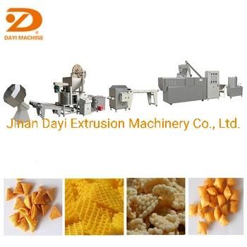 Crispy Extruded Fried Flour Snack Bugles Chips Making Machine