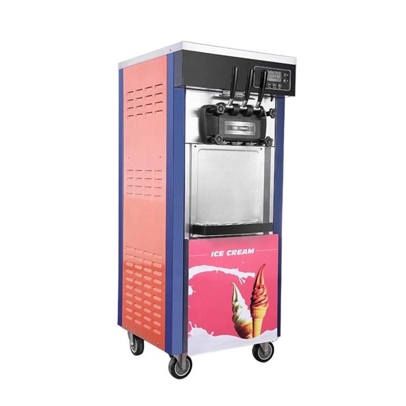 Portable Floor Type Soft Serve Used Ice Cream Machine