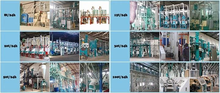 Maize Flour Mill Milling Corn Grits Processing Plant for Sale