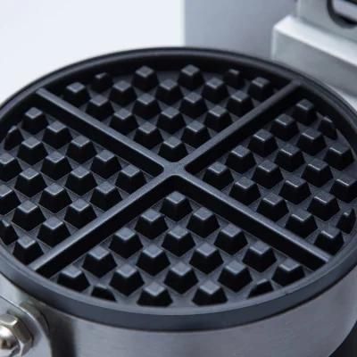 Qianmai Waffle Plate Temperature Control Circular Four Grid Waffle Maker