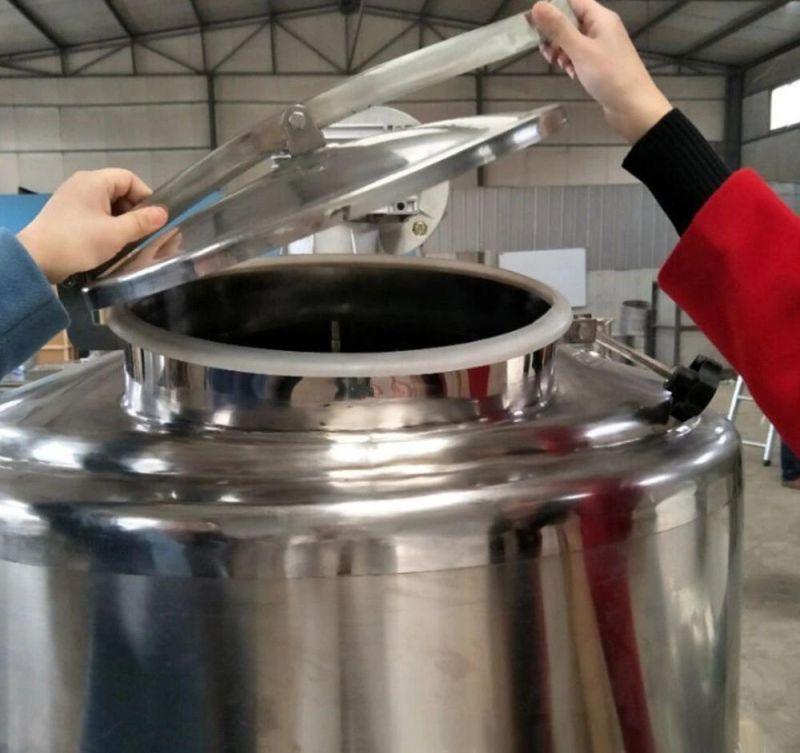 Stainless Steel Open Lids Milk Storage Cooling Tank Price
