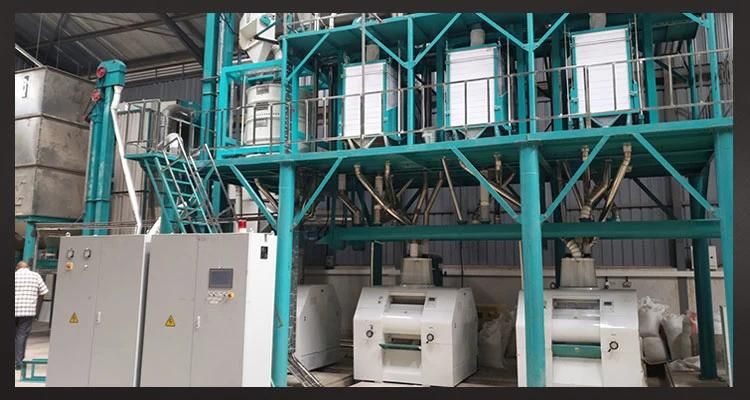 New 100t Full-Automatic Maize Milling Machine in 2020
