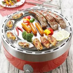Outdoor Portable Stainless Steel BBQ Charcoal Grill Camping Folding BBQ Stove