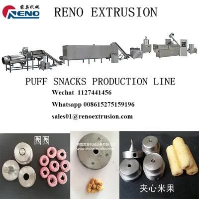 Corn Snacks Food Making Machine Snack Pellet Food Making Extruder Equipment