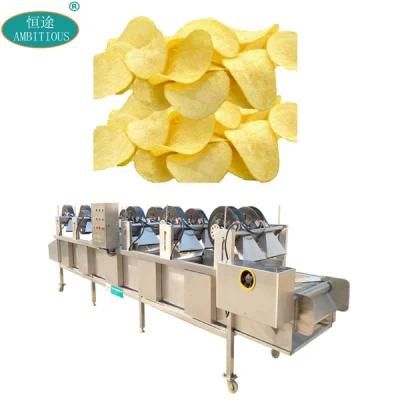 Belt Type Drying Tunnel Potato Chips Deoiling and Drying Machine