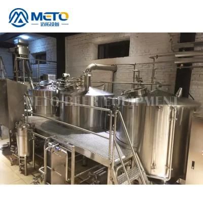 SUS304 Steam Heating 1000L 10hl Cerveza Equipment for Brewery Bar
