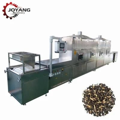 30kw 30kg / H Oolong Tea Microwave Drying Machine With PLC Control