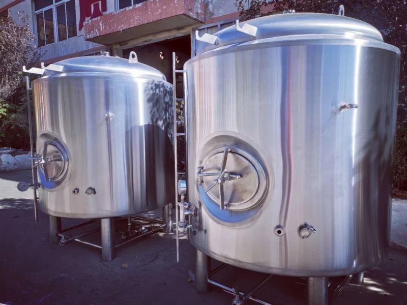 SS304 Beer Storage Tank 2000L 3000L 4000L Cooling Unitanks Bbt