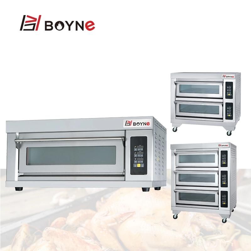 MID-End Microcomputer Controlled One Deck Two Trays Electric Oven