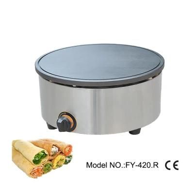 OEM ODM Heavy Duty Nonstick Gas Crepe Maker Round Cast Iron LPG Gas Crepe Maker Machine ...