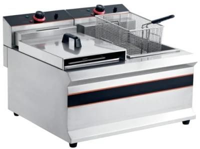 2-Tank, 2-Basket Electric Deep Fryer