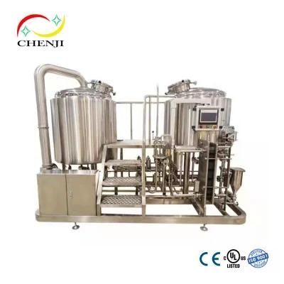 200L 300L 500L 3bbl 5bbl Beer Equipment with Touch Screen Control