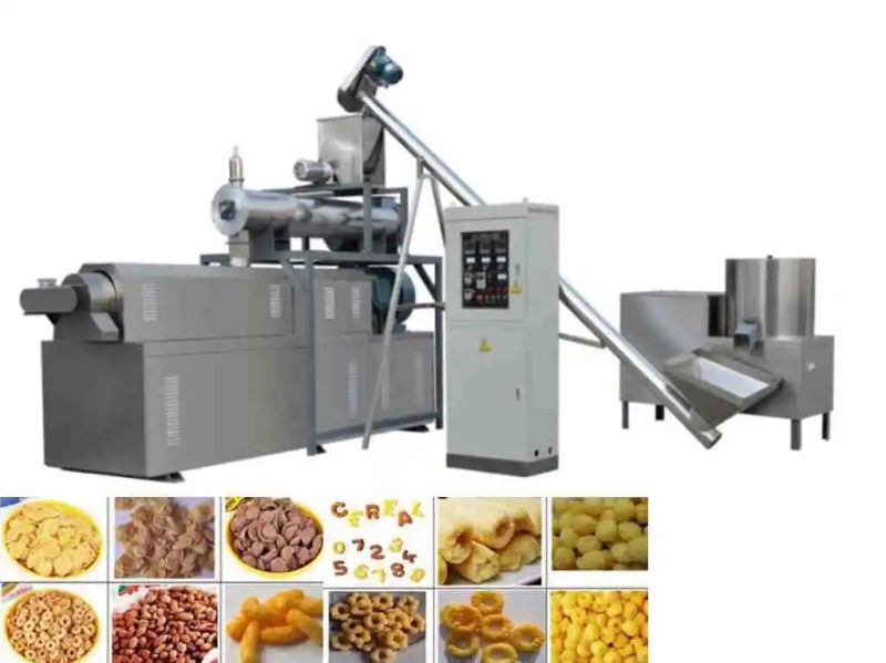 Puffed Snacks/Flour Fried Salad Sticks/Bugles Chips Food Processing Line