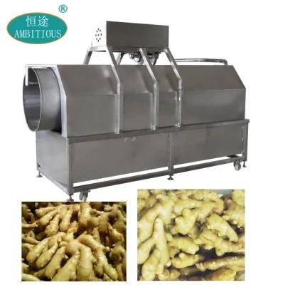 Rotary Drum Ginger Washer Drum Brush Ginger Washing Machine