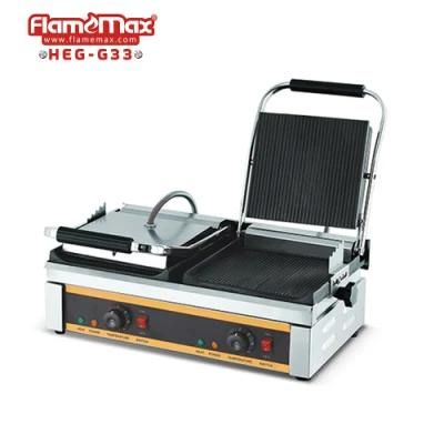 Best Products Table Top Griddle Machine Non-Stick Panini Contact Grill