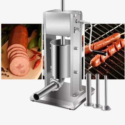 Homemade Sausage Stuffer Stainless Steel Filling Machine Sausage Syringe Meat Filling ...