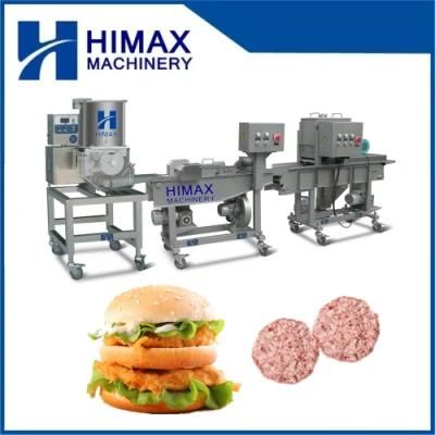 Vegetable Meat Hamburger Burger Patty Forming Processing Line