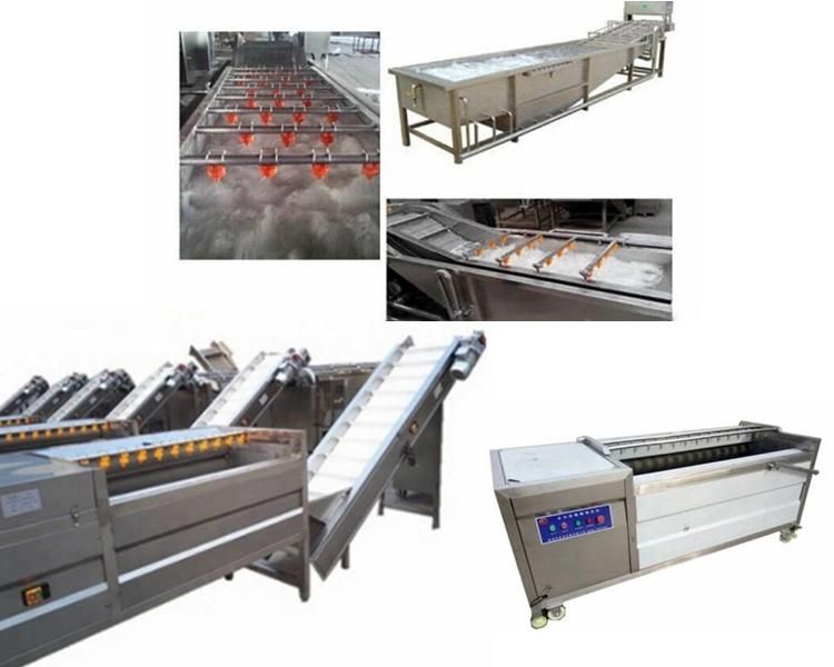 Industrial Potato Peeling Brush Washing Machine From Jinan