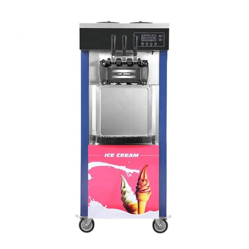 Portable Floor Type Soft Serve Used Ice Cream Machine