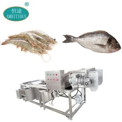 Seafood Bubble Washing Cleaning Machine Fish and Shrimp Washer Bubbles